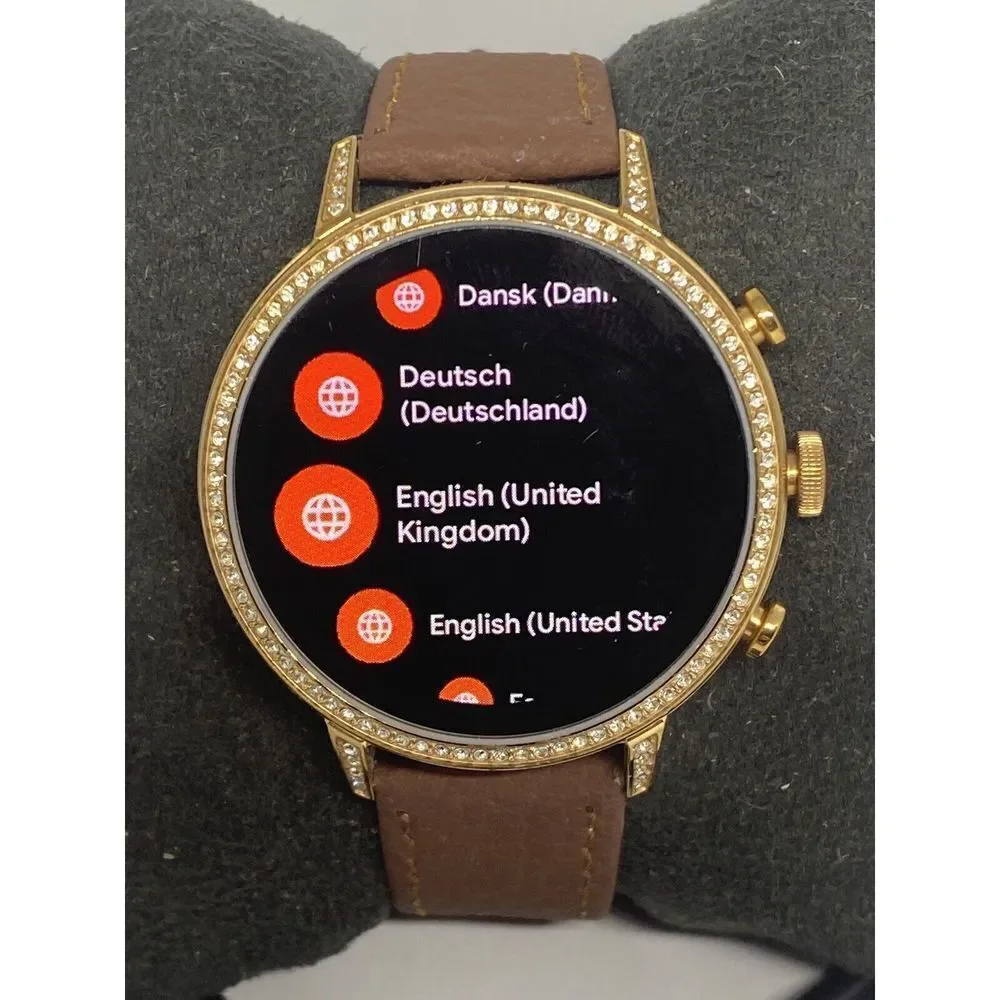Fossil Gen 4 Authentic Digital Dial Smart Watch Custom Band FTW6015 AB608